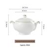 Jingdian Guangnian Ruyi Double-Handle Ceramic Stew Bowl