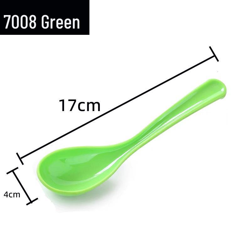 Imitation Porcelain Melamine Chinese-Style Drop-Resistant White Spoons for Hotel and Restaurant Use, Seasoning & Soup Serving