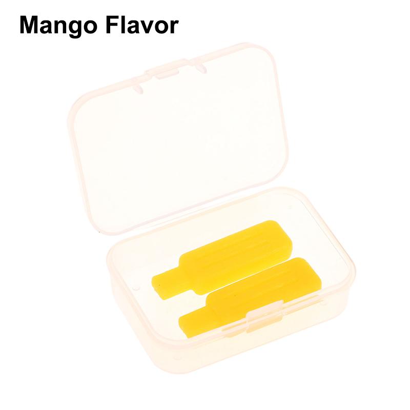 2 Pièces Saveur Fruit Mâcheurs d'Aligneurs Dentaires Dentaires Assiseurs de Gouttières Réutilisables Silicone Gouttière Invisible Outils de Soin d'Hygiène Buccale
