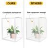 Clear Stackable Plastic Storage Bins with Magnetic Lid, Dustproof Book & Cosmetic Display Cases, Large Figures Collectibles