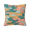Luxury Gray Black Forest Camouflage Cushion Cover  Cm Velvet Throw Pillow Case for Living Room Sofa Chair Pillowcase