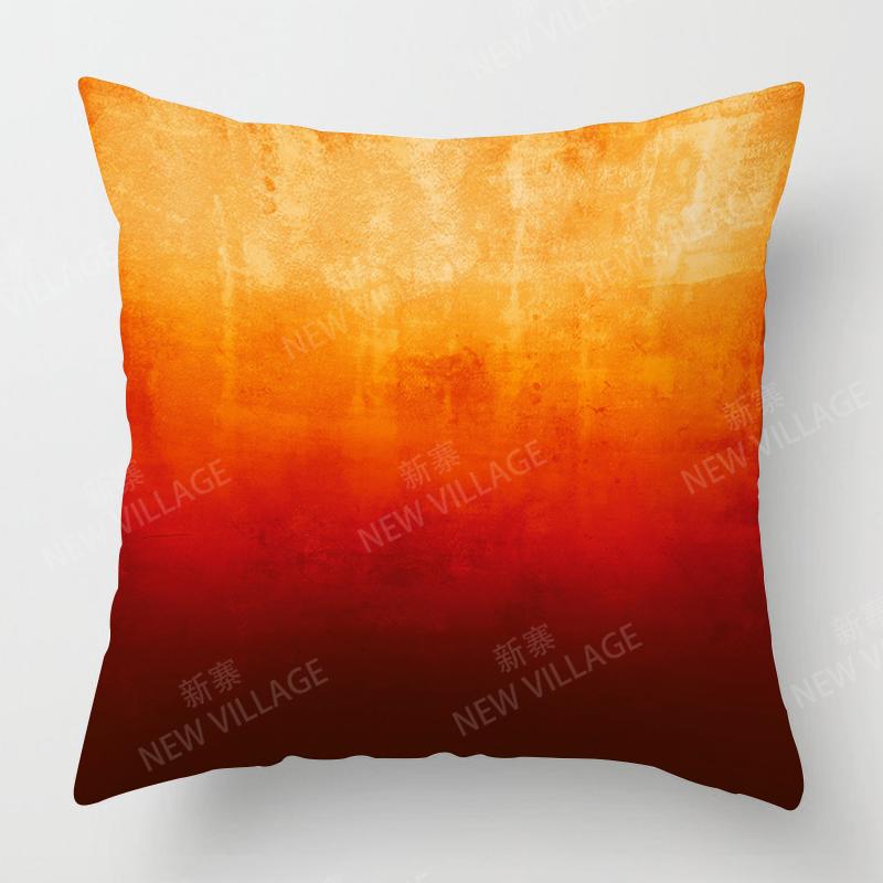 Modern Orange Abstract Geometric Cushion Cover Home Decor Pillow Cover Sofa Throw Pillow Cover 45x45 40x40 50x50 60x60