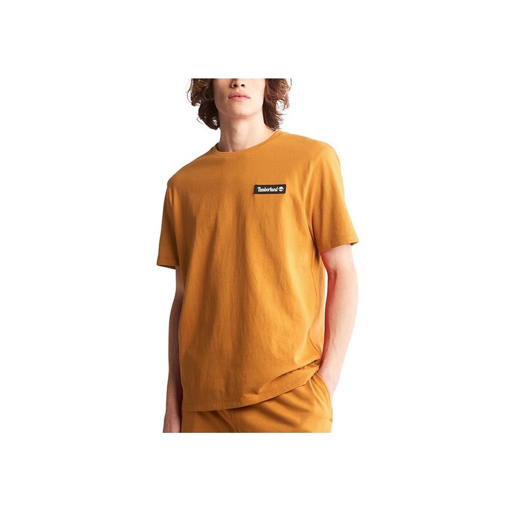 Timberland Outdoor Solid Color Casual Breathable Loose Short Sleeve T-Shirt Unisex Tops Wheat A26S7-P47