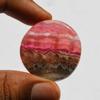 70 Cts Pink Natural Cobaltoan Calcite Gemstone Cabochon, Top Quality Semi Precious Loose Stone, Jewelry Making Stone 34x34x7 MM