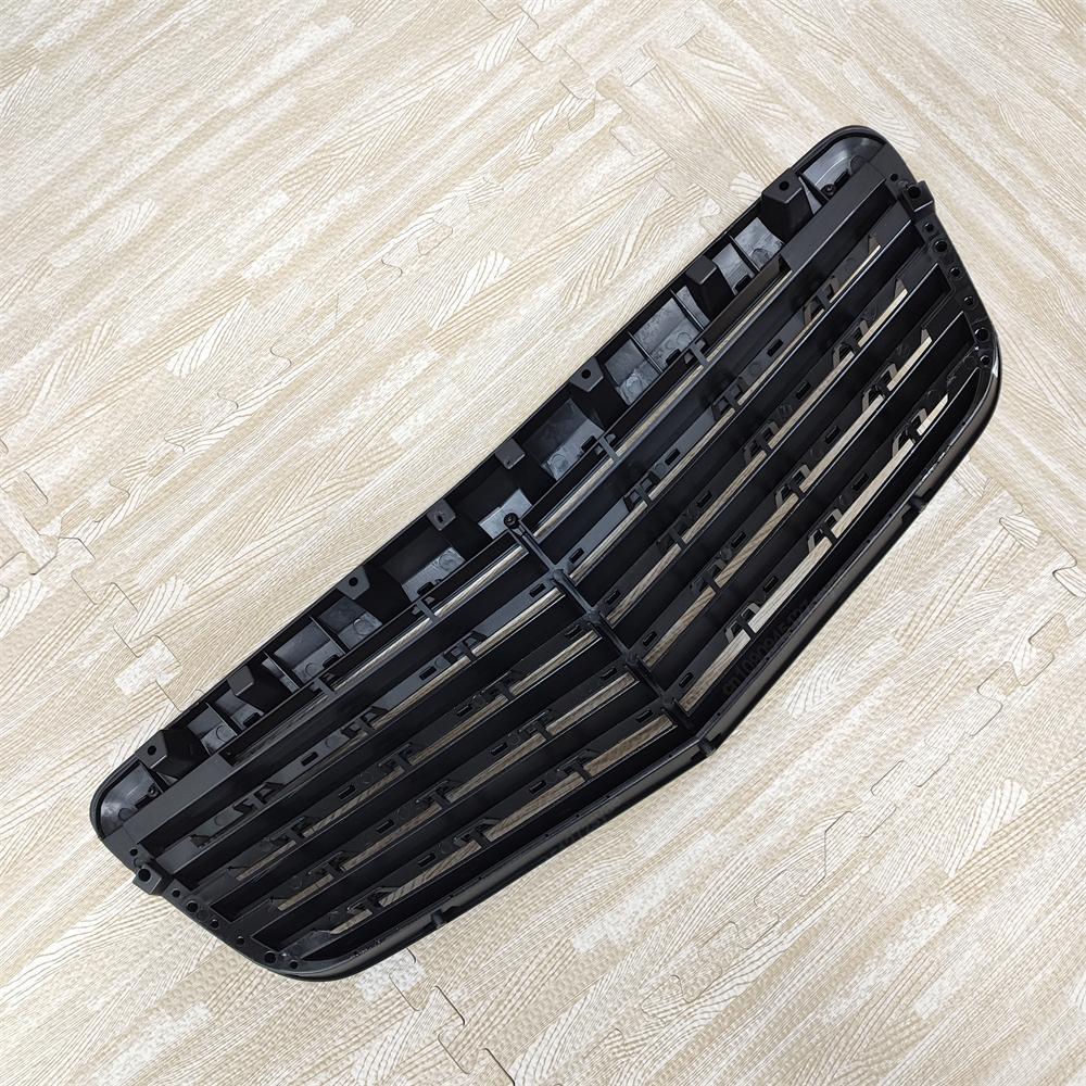 Front Bumper Grille Grill For Mercedes Benz W211 E-Class E280 E320 E350 E400 E500 Saloon 2006-2009 Facelift Gloss Black Tuning