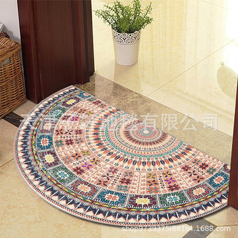 Nordic National Wind Diatom Mud Mat Bathroom Toilet Absorbent Non-slip Dirty and Easy To Clean Porch Mat