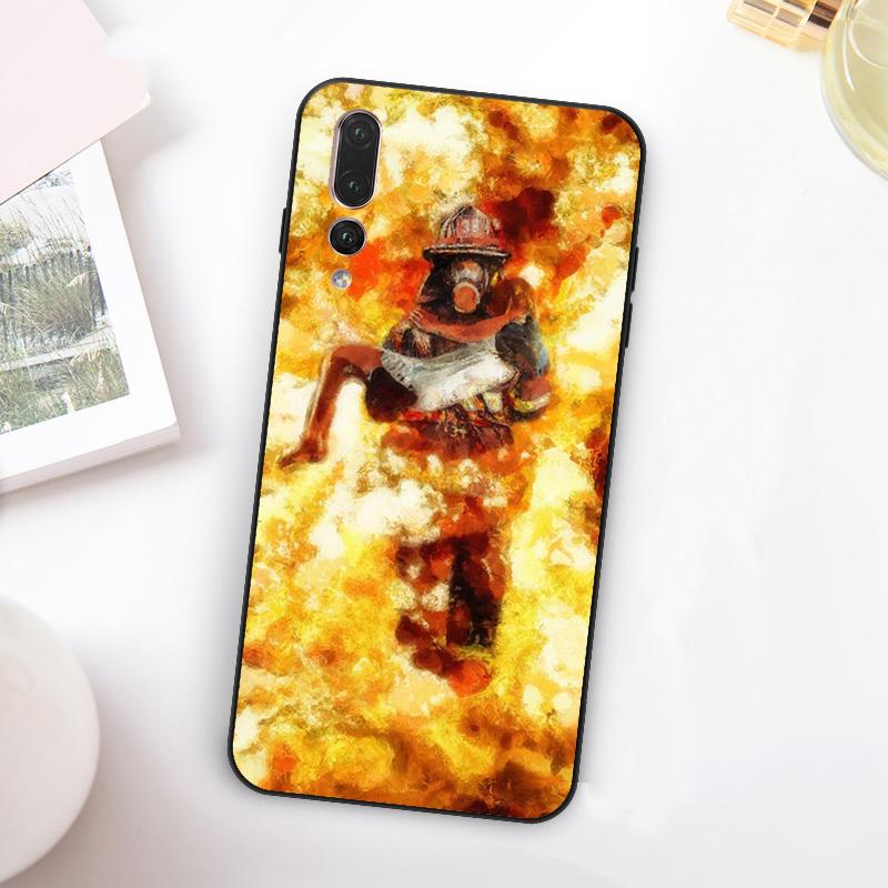 

Firefighter Heroes Fireman For Huawei Nova Y60 Y70 Y90 Y72 Y73 Y61 Y91 7i 8i 11i 12i 12s 9 10 SE P20 P30 P40 Lite Case Nova 9 SE