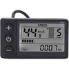 Electric LCD Display, S866 IP65 LCD Display, 24V 36V 48V Control Panel, Lightweight LCD Display Meter, for 22.2mm 0.9in Handlebars