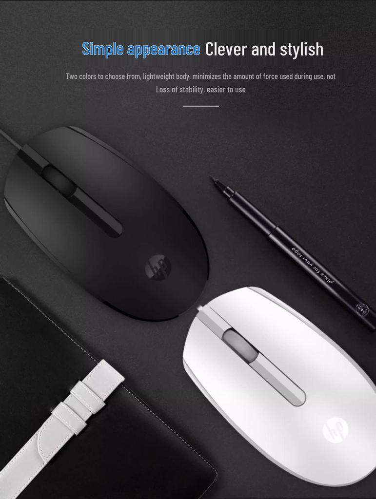 M10 Universal Wired Mechanical USB Mouse for Office, Home, Desktop, Laptop, Gaming - Frosted Design