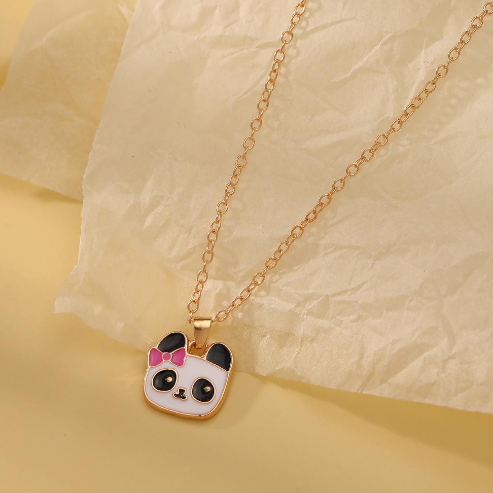 Rainbow Dinosaur Unicorn Friendship Necklace for Children – Creative Pendant Gift