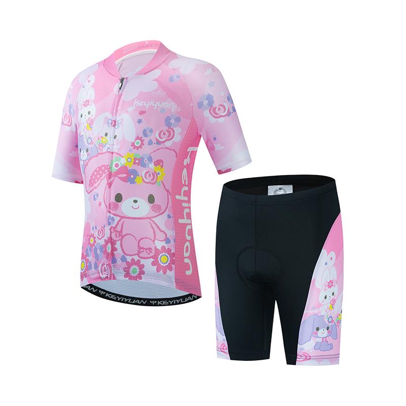 

Cycling Jersey Set Boy Girl Short Sleeve MTB Cycle Clothing Suit Child Bicycle Wear Abbigliamento Ciclismo 2026 Summer Breathable Cycling Suit Set XXXL