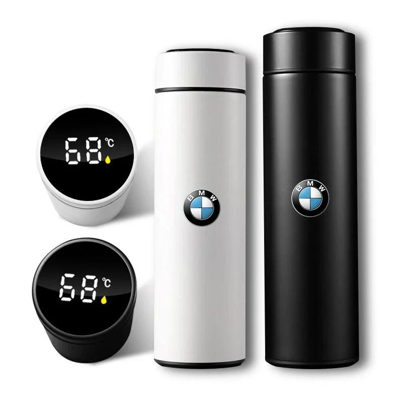 For BMW Car Smart Thermos Bottle With Temperature Display Coffee Cup For BMW F20 F40 F22 F30 E90 F32 F10 F06 F07 F46 M3 M4 M5 E6