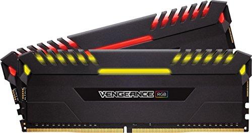 

CORSAIR VENGEANCE RGB 16GB (2x8GB) DDR4 3200MHz C16 Desktop Memory - Black