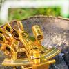 Handmade Brass Sextant - 4 Inch Polished Nautical Maritime Decor