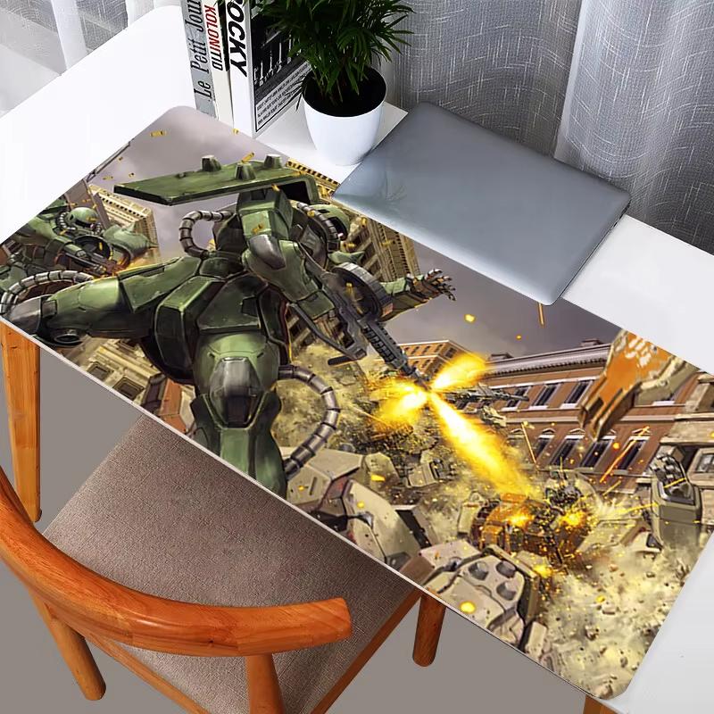 Mobile Suit Gundam Battle Scene Extended Gaming Mouse Pad Waterproof Nonslip