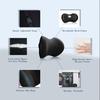 Ultra-comfortable Headrest Pillow with Adjustable Shoulder Strap, Breathable Removable Pillowcase, soft Travel Neck Pillow