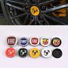 50mm Car Wheel Hub Cover Emblem Sticker Accessory For Fiat Abarth 500 Tipo Panda FR Argo Freemont Viaggio Bravo Punto Doblo Puls