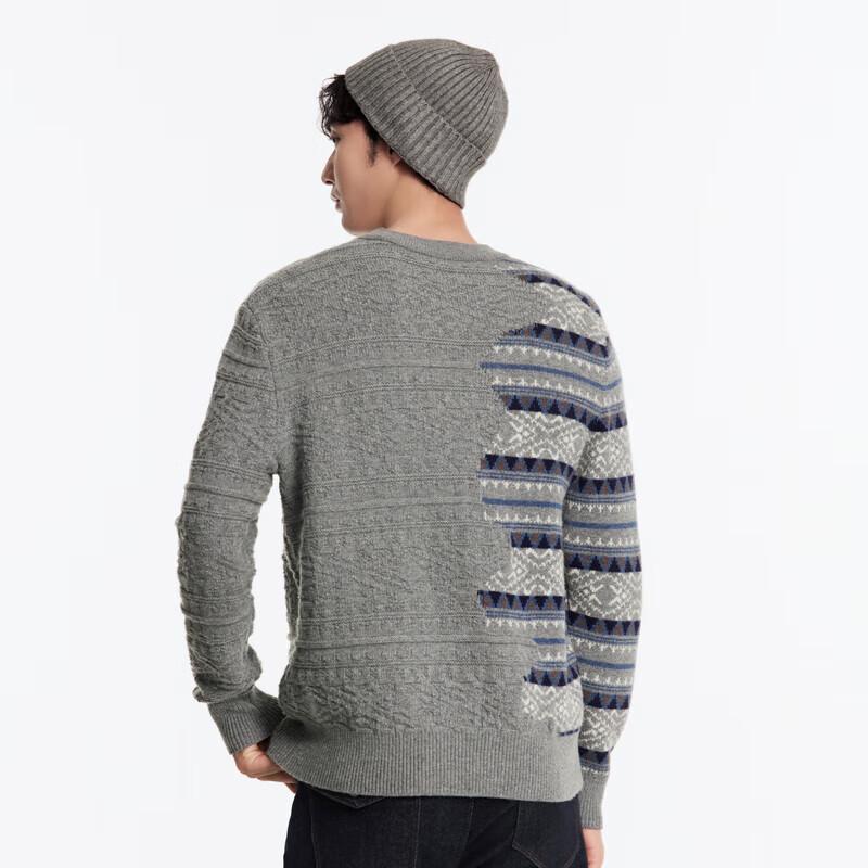 Jiumuwang Men's Wool Blend Pullover Sweater