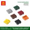 118Pcs/lot Plate2X2X2/3BlockMocTechColorAccessories Compatible Featuring 99206 Brick DIY Children's Plaything Assembly Components Present Game