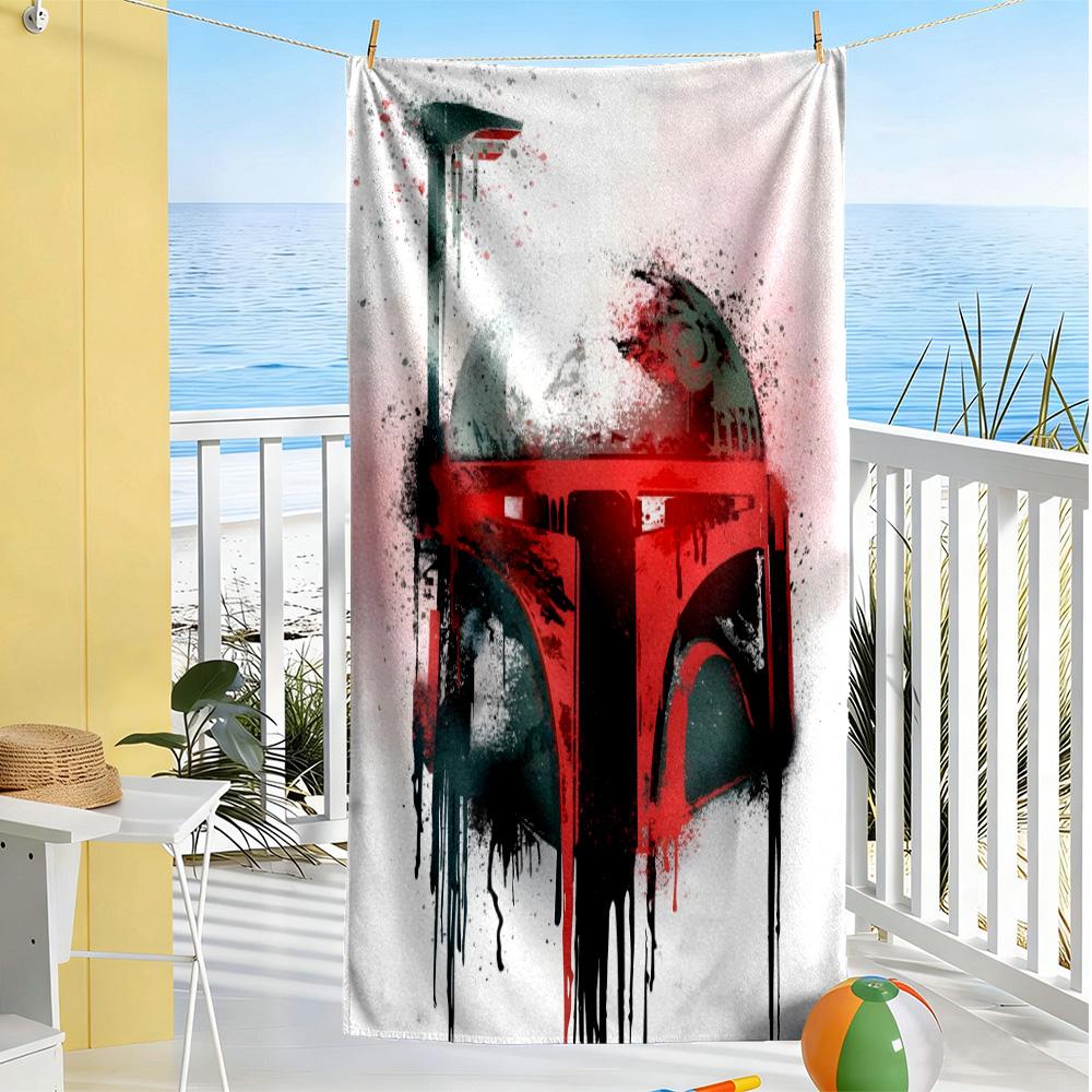 Star Wars Beach Towel Super Soft Absorbent Comfortable Lightweight