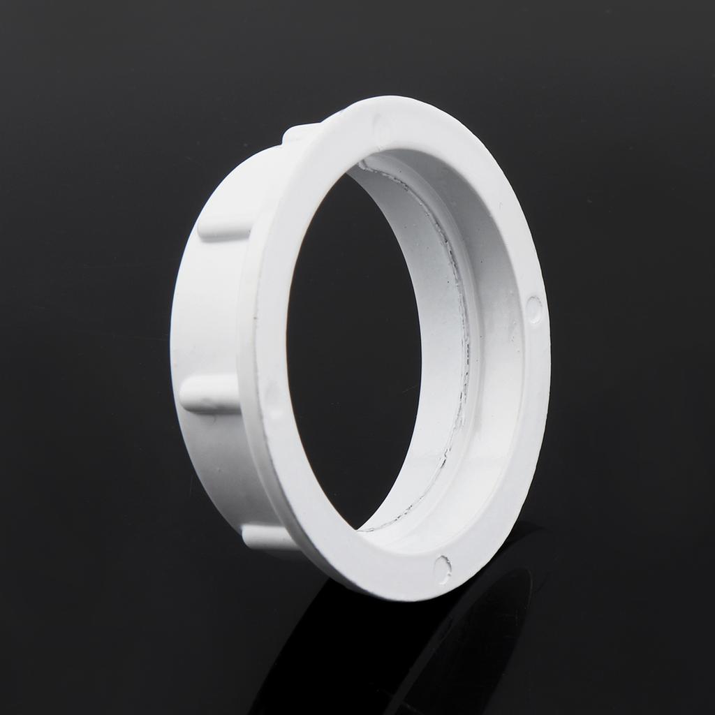 Light Socket Shade Circle Aluminum Threaded Socket Collar for Medium Base E26 Sockets, Retainer Parts for Light Fixture