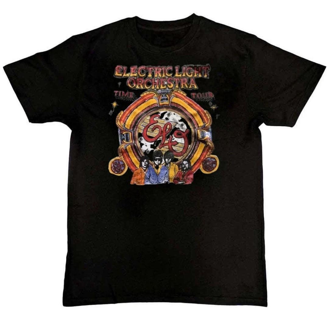 

Vintage 1981 Elo Electric Light Orchestra Time Tour T-Shirt S M L XL 2 3 4 XL S разноцветный