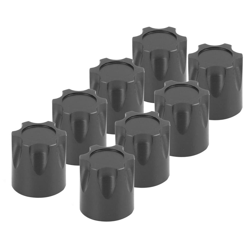 8pcs RC Wheel Rim Center Cap Adapter M4 Nut for Traxxas Hsp Axial Scx10 D90 1 10 RC CarBlack