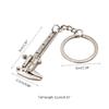 Fashion Mini Vernier Caliper Keychain 0-40mm Portable Measuring Gauging Tools Car for Key Chain Ring Ruler Caliper
