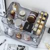 Organizador de maquillaje de escritorio, estante para cosméticos, perfumes y labiales, estilo simple