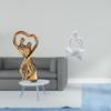 Couple Figurine Statue Souvenirs Gift Lovers Sculpture Ornament for Anniversary Girlfriend Family