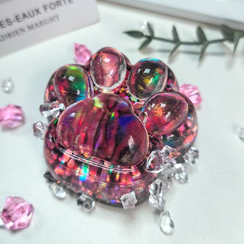 non-toxic Squeeze Cat Paw Toys Cute Soft Abreact Relief Relax Toys Sticky Decompressing Pinching Cat Paw Stress Relief Squishy Toy Gift