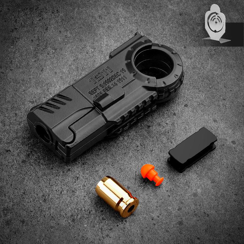 Mini Soft Bullet Shell Ejecting Plastic Toy Gun New Decompression Fidget Spinner Toy For Boys Educational Novelties & Gag Toys