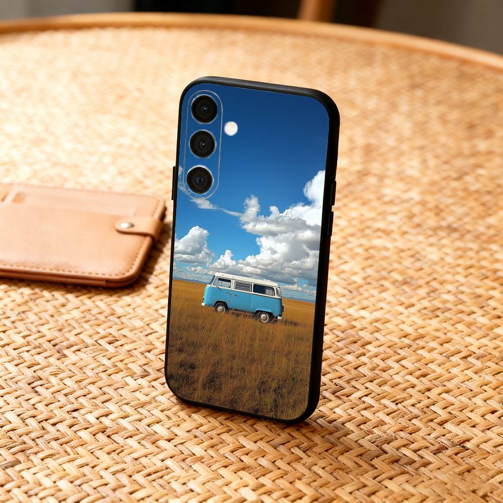 C-Combi V-Van Surfs  Phone Case For Samsung  A73,A21s,A22,A31,A32,A52,A53,A71,A80,Soft Black Shell Samsung a70