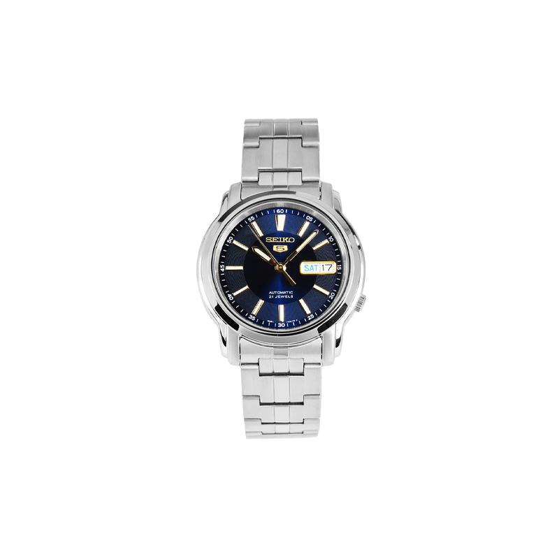 

SEIKO seiko5 series 30 meters waterproof Automatic Steel Strap 38mm same style for men and women blue dial Snkl79k1