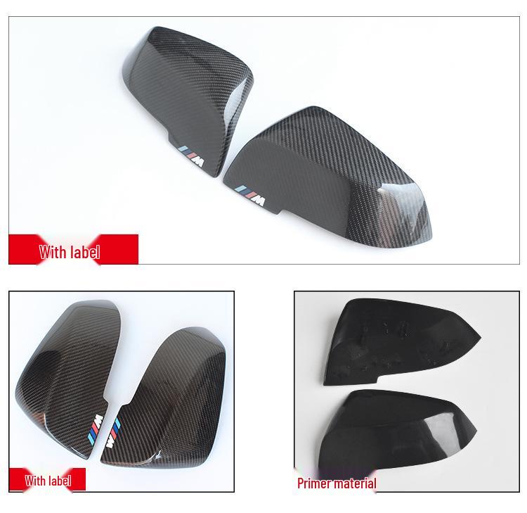 Compatible BMW 1-4 Series GT F20/F30/F32 320/330M Carbon Fiber Rearview Mirror & Reversing Camera Cover.