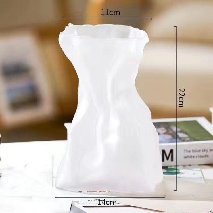 

Ваза Стеклянная ваза Украшение дома Украшения Цветочная композиция Может держать воду Ваза для цветов C