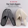 Portable Thick Cotton & Linen Disposable Slippers for Hotels, B&Bs, Guest Houses, and Travel