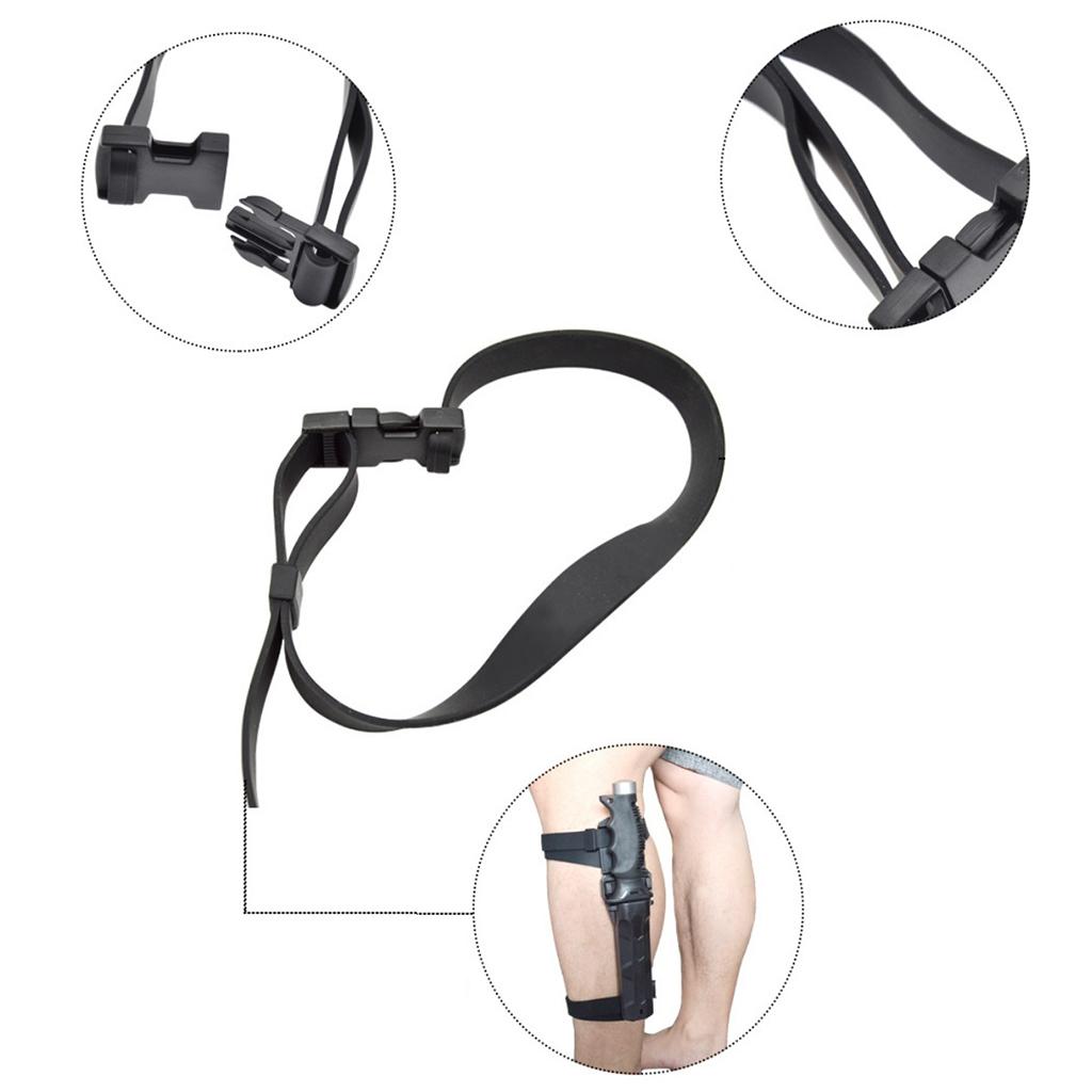 Diving Snorkeling Safety Adjustable Leg Straps Replacement, 26inches