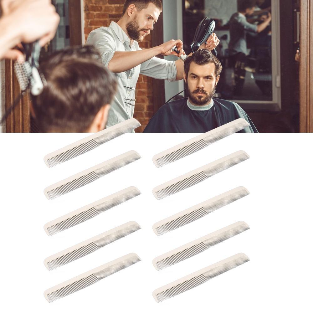 10pcs Plastic Hair Styling Comb High Toughness Barber Comb Professional Hair Comb For Home Use