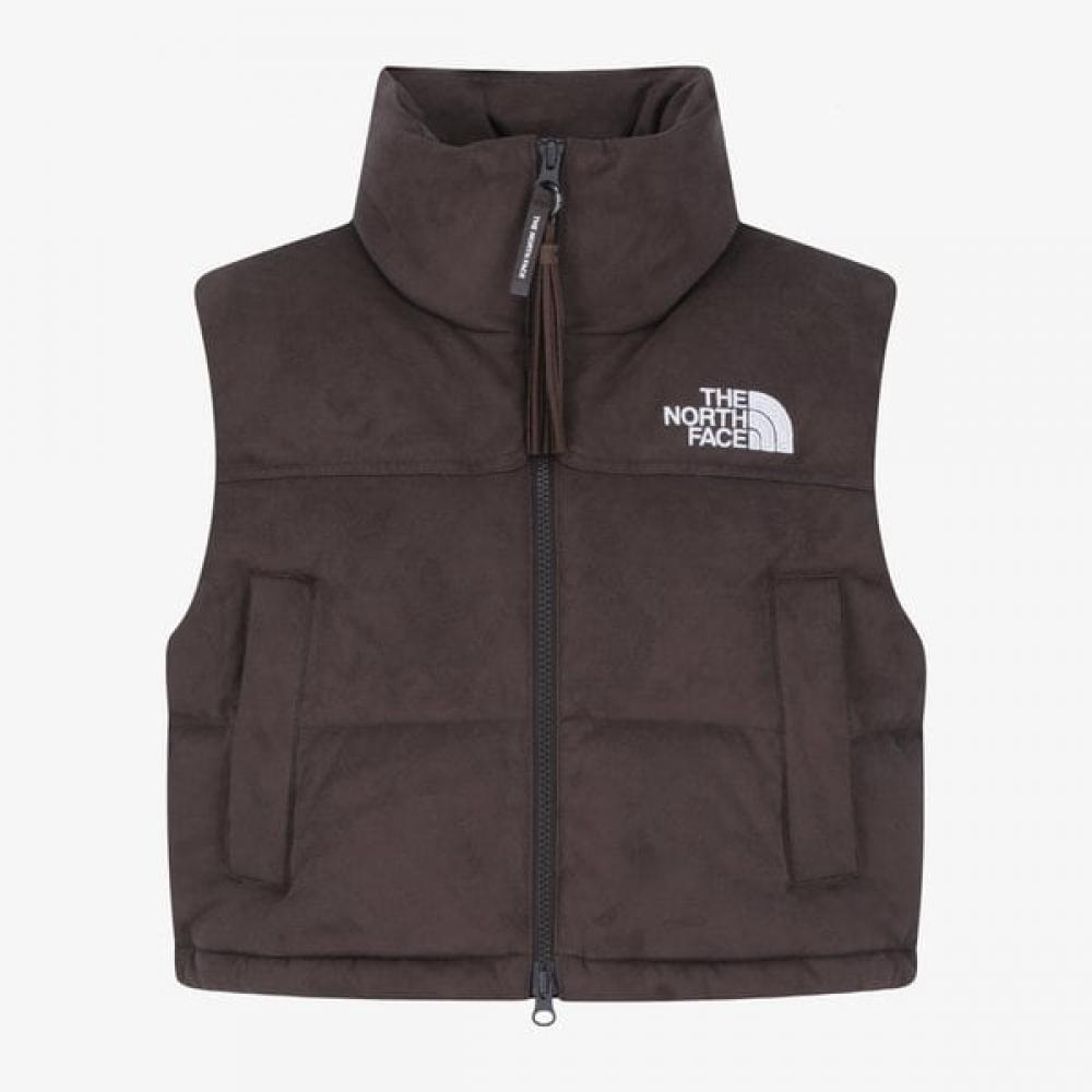 The North Face Women S Suede nuptSe veSt  rdS  Brown Nv1dr82j BROWN/085