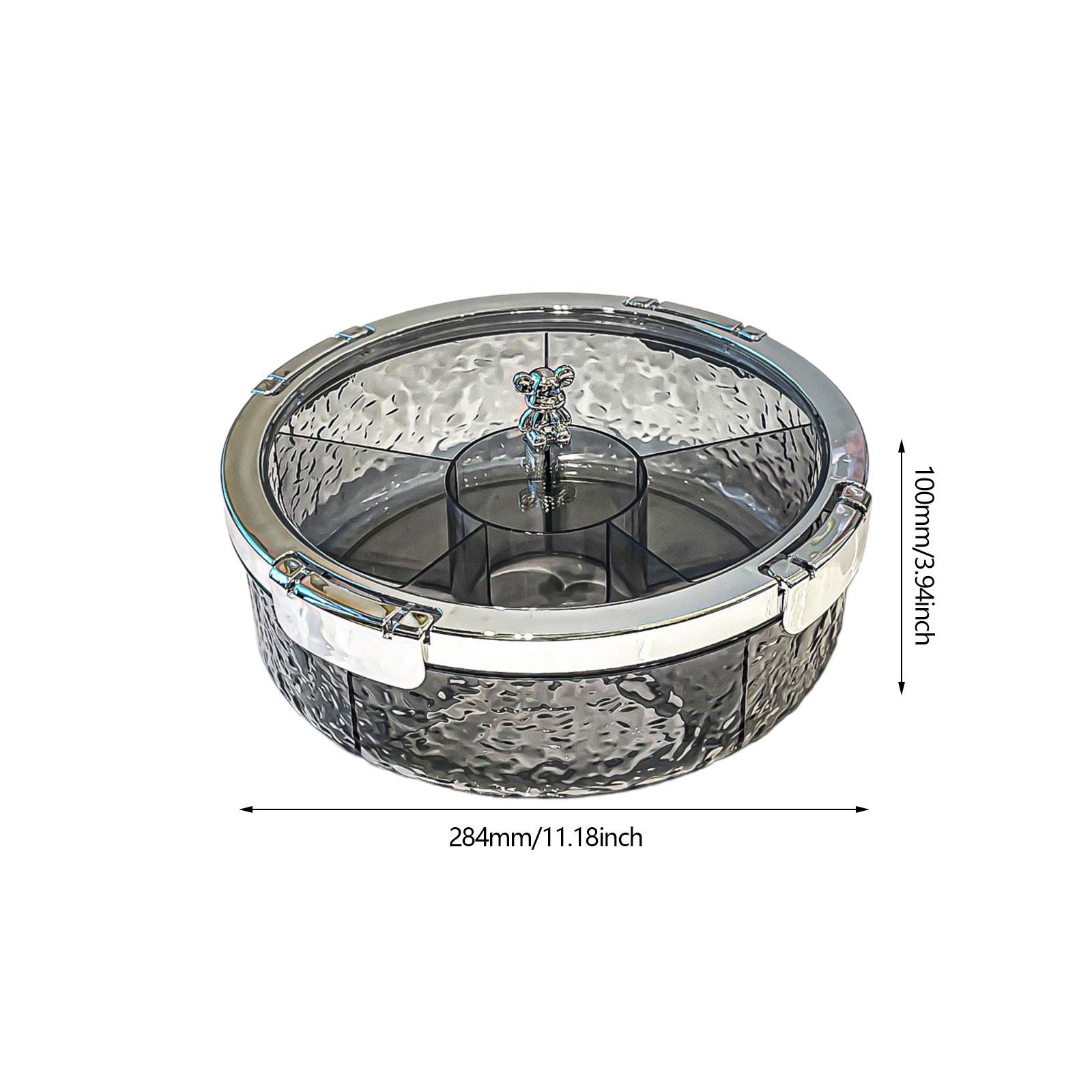 

Поднос для сухофруктов Многоцелевой контейнер для хранения конфет и орехов Фруктовый десерт Торты Коробка для дома Гостиная Украшение