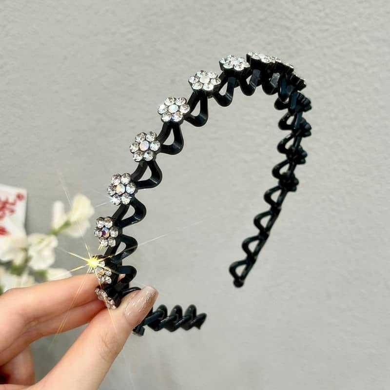 Bandă de Păr pentru Copii Fată Celebritate pe Internet Bandă de Păr Împletită Accesorii de Păr Diademă Bandă de Păr Prințesă