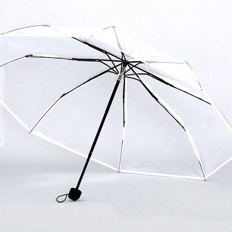 

Children s Transparent Manual Folding Umbrella (2-Pack)