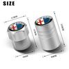 Car Stickers For Alfa Romeo for  3D Metal Tire Valve Caps Car Tyre Air Stems Cover For Alfa Romeo Giulia Stelvio Giulietta 156 1