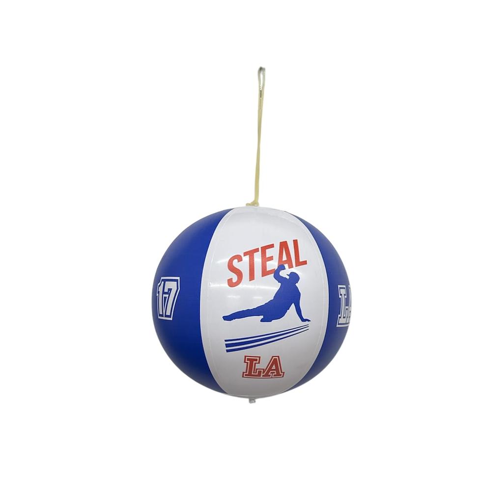Tatsuya Home Run Punch Ball Beach Ball Inflatable with Air with Elastic Cord (12 pieces) [Festivals/Events/Children's Party/Street Stall/Fair]