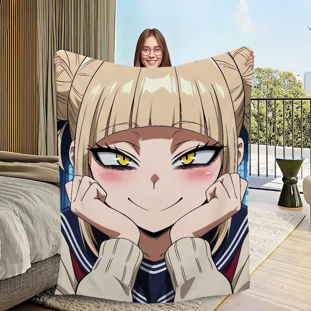 Flannel Toga Warm Comfort Soft Plush Blanket for Sofa h-Himiko Living Room Anime Office Fanart  Bedroom Travel Kawaii Girl Gift