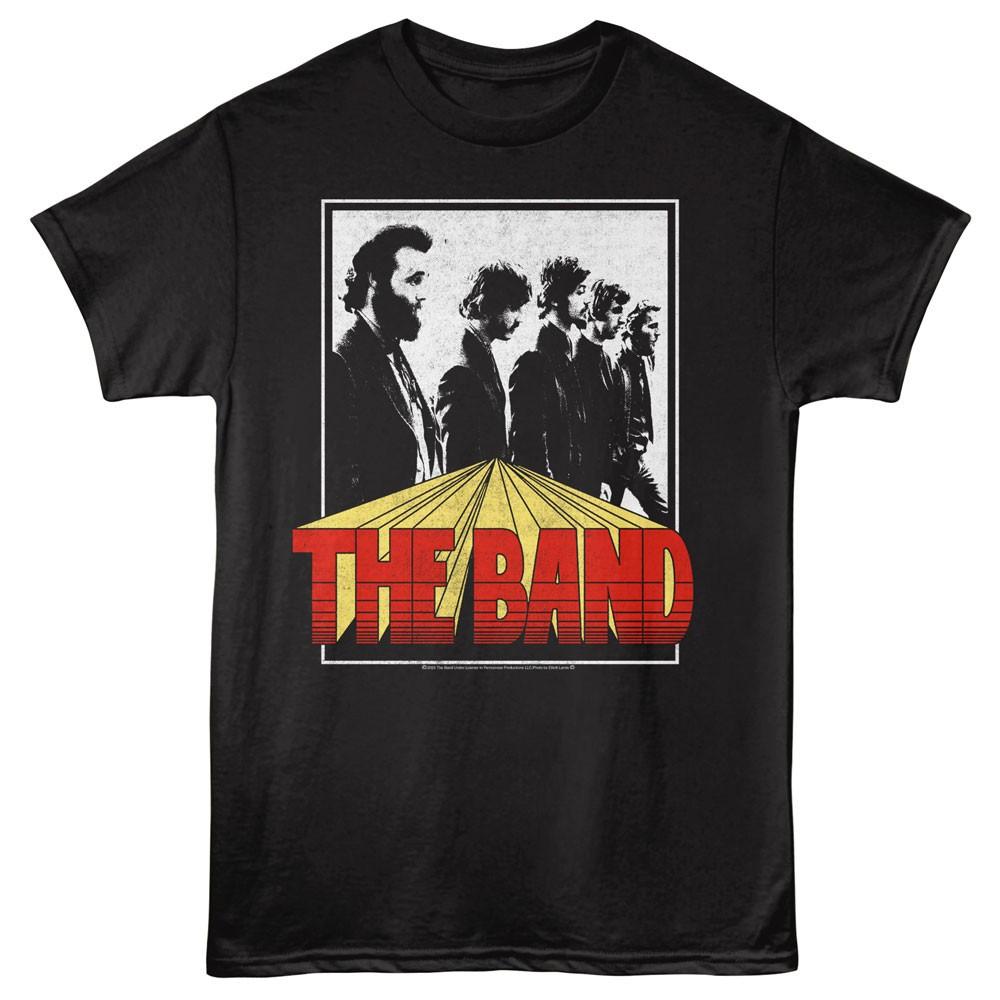 The Band Rectangle Photo & Logo Men s T Shirt XL
