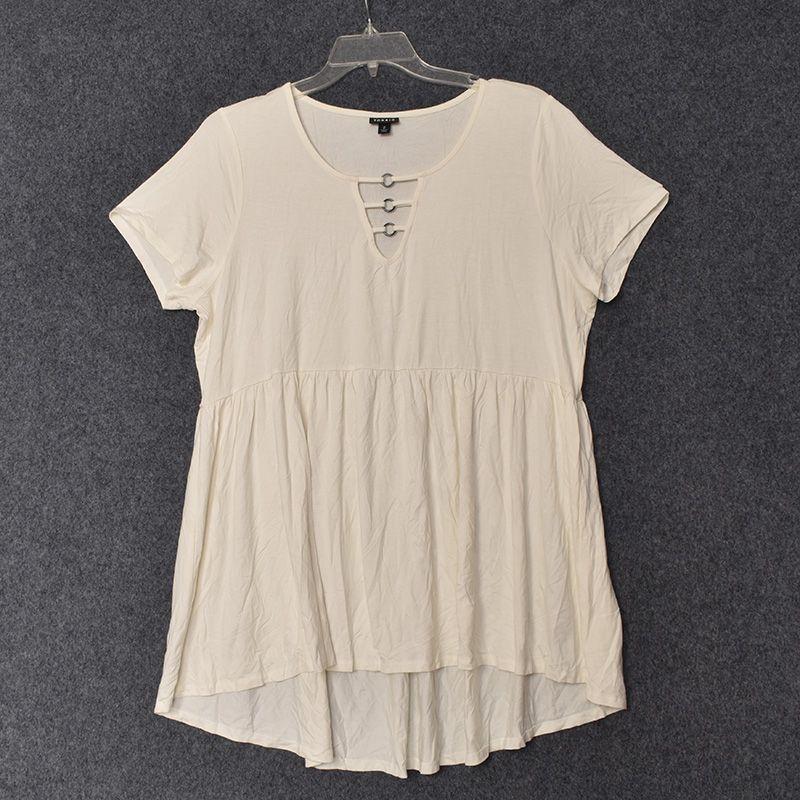 

Женская одежда больших размеров Мода Специальное предложение Летняя футболка Figure 55 2((TORRID))