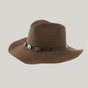 Unisex Bohemian Style Western Cowboy Straw Hat, Face-Slimming, Retro Panama Design with Sun Protection.