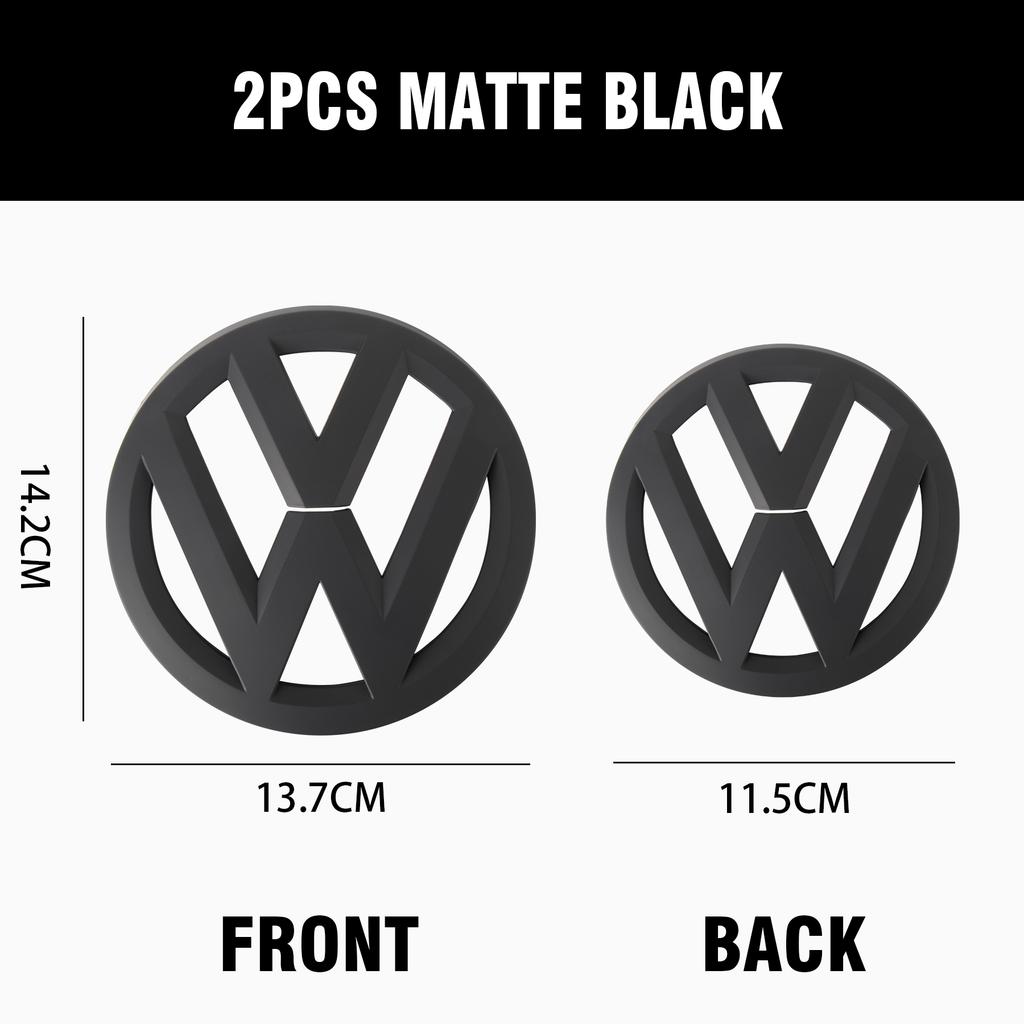 2026 Hot For VOLKSWAGEN VW Car Front Grill Badge Logo Rear Trunk Lid Emblem Covers Sticker For VW Volkswagen Touareg 2016 2017 2